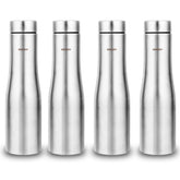 Montavo by FnS Purify Stainless Steel Water Bottle Set of 4 (Capacity 750 ml)